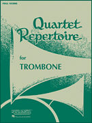 QUARTET REPERTOIRE TROMBONE-1ST cover